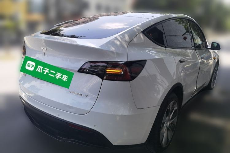 Used Tesla Model Y 2021 Long-Range All-Wheel-Drive Version 3D7 Rear Right 45 Deg