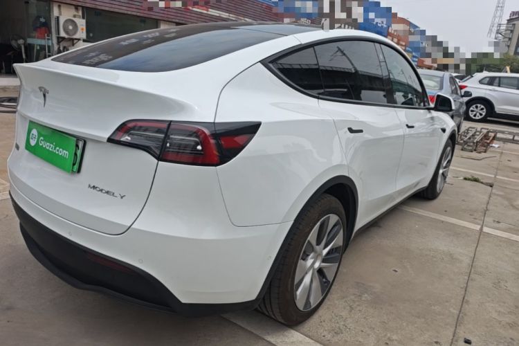 Used Tesla Model Y 2021 Standard Range Rear-Wheel Drive Version Rear Right 45 Deg