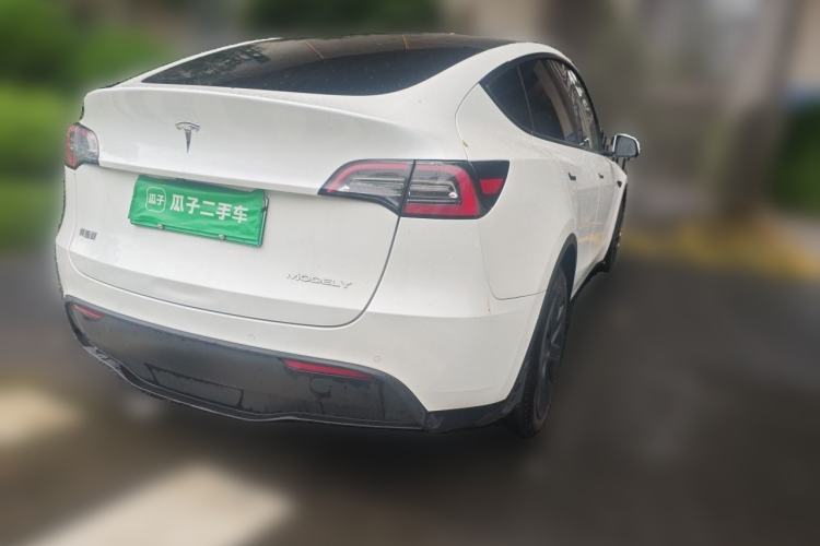 Used Tesla Model Y 2021 Standard Range Rear-Wheel Drive Version Rear Right 45 Deg