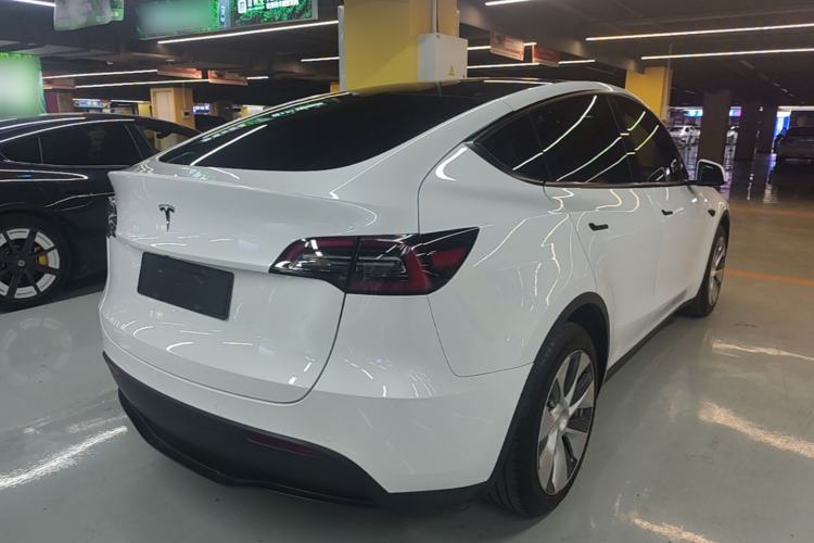 Used Tesla Model Y 2021 Long-Range All-Wheel-Drive Version Rear Right 45 Deg