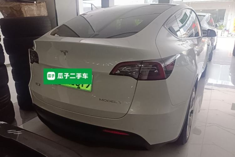 Used Tesla Model Y 2021 Long-Range All-Wheel-Drive Version Rear Right 45 Deg