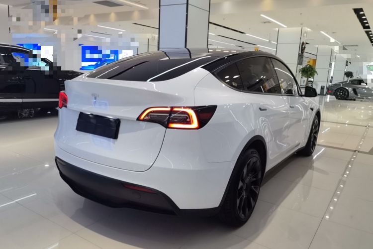 Used Tesla Model Y 2021 Standard Range Rear-Wheel Drive Version Rear Right 45 Deg