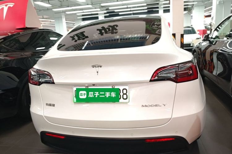 Used Tesla Model Y 2021 Long-Range All-Wheel-Drive Version 3D7 Rear