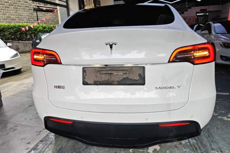 Used Tesla Model Y 2021 Long-Range All-Wheel-Drive Version Rear