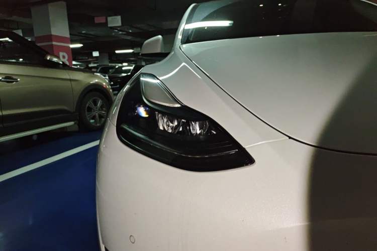 Used Tesla Model Y 2021 Standard Range Rear-Wheel Drive Version Right Front Headlight