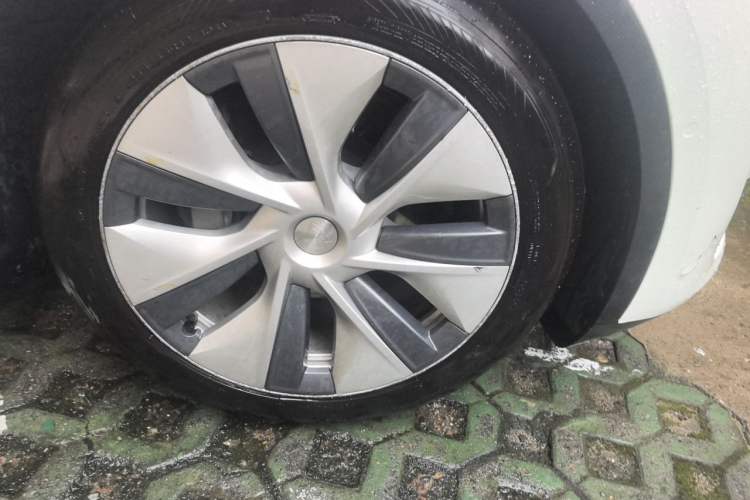 Used Tesla Model Y 2021 Standard Range Rear-Wheel Drive Version Right Front Wheel Hub
