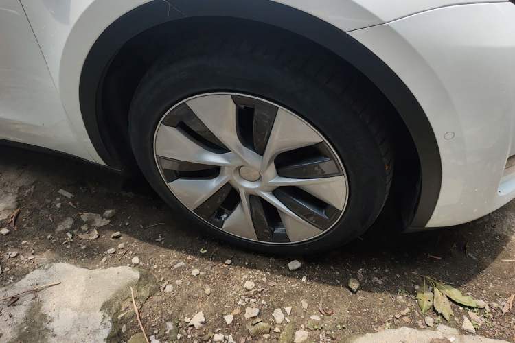 Used Tesla Model Y 2021 Standard Range Rear-Wheel Drive Version Right Front Wheel Hub