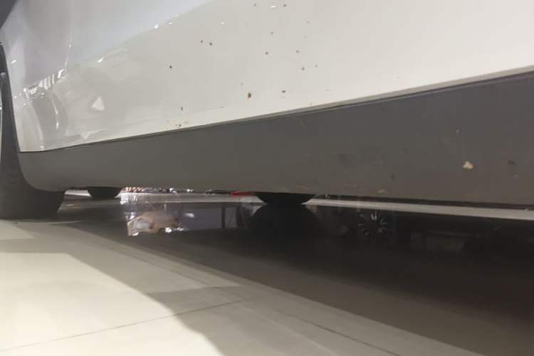 Used Tesla Model Y 2021 Standard Range Rear-Wheel Drive Version Right Side Sill