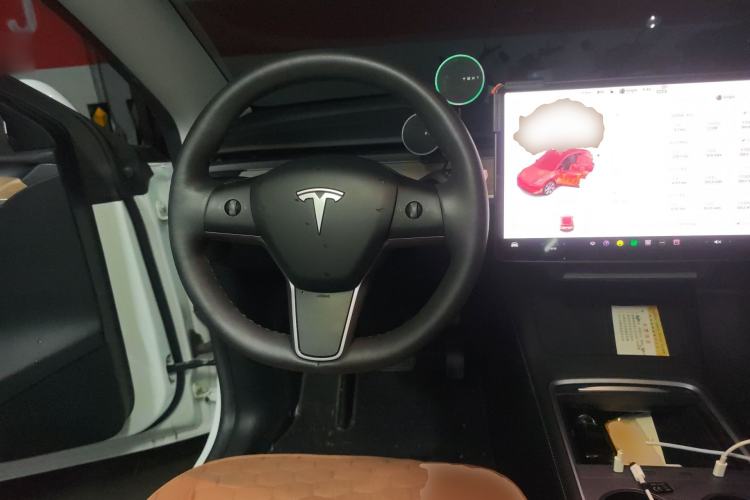 Used Tesla Model Y 2021 Standard Range Rear-Wheel Drive Version Steering Wheel