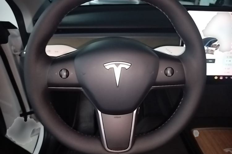 Used Tesla Model Y 2021 Standard Range Rear-Wheel Drive Version Steering Wheel
