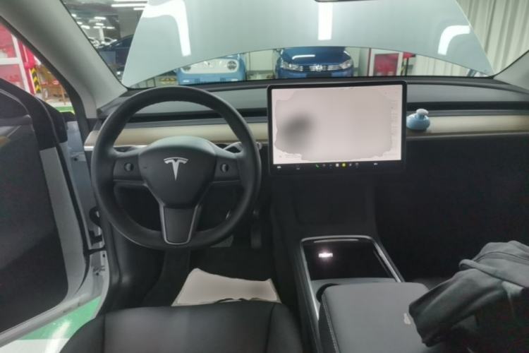 Used Tesla Model Y 2021 Standard Range Rear-Wheel Drive Version Steering Wheel