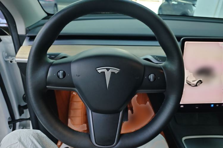 Used Tesla Model Y 2021 Standard Range Rear-Wheel Drive Version Steering Wheel