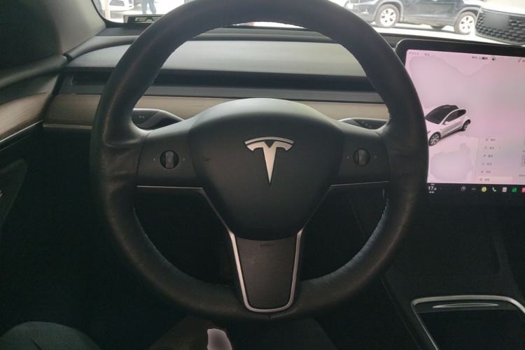 Used Tesla Model Y 2021 Standard Range Rear-Wheel Drive Version Steering Wheel
