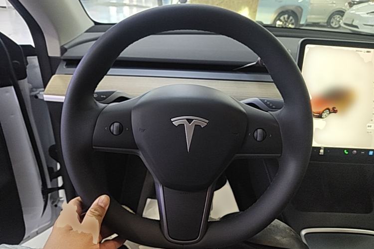 Used Tesla Model Y 2021 Standard Range Rear-Wheel Drive Version Steering Wheel