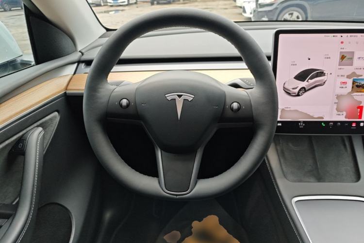 Used Tesla Model Y 2021 Standard Range Rear-Wheel Drive Version Steering Wheel