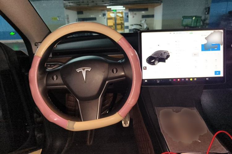 Used Tesla Model Y 2021 Standard Range Rear-Wheel Drive Version Steering Wheel