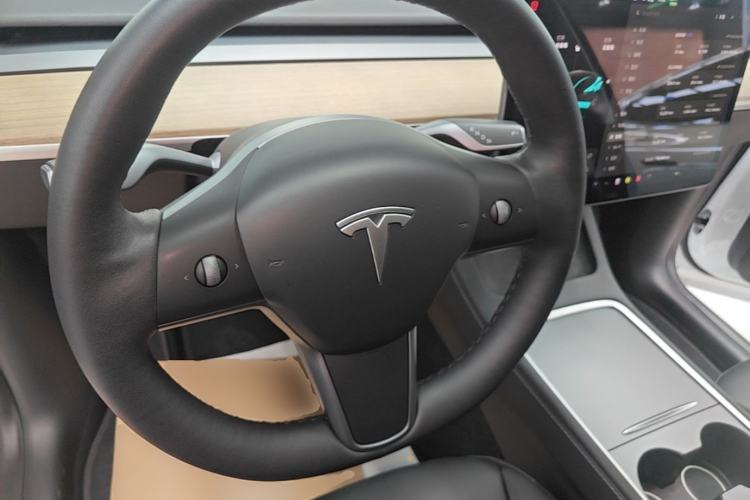 Used Tesla Model Y 2021 Standard Range Rear-Wheel Drive Version Steering Wheel