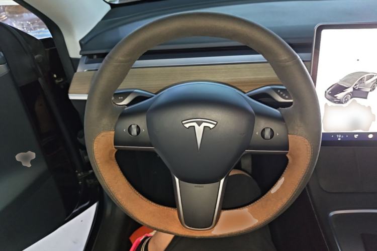Used Tesla Model Y 2021 Standard Range Rear-Wheel Drive Version Steering Wheel