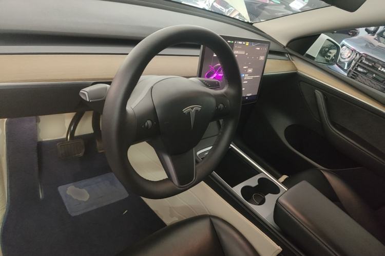 Used Tesla Model Y 2021 Standard Range Rear-Wheel Drive Version Steering Wheel