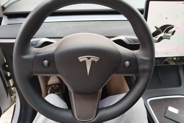Used Tesla Model Y 2021 Standard Range Rear-Wheel Drive Version Steering Wheel