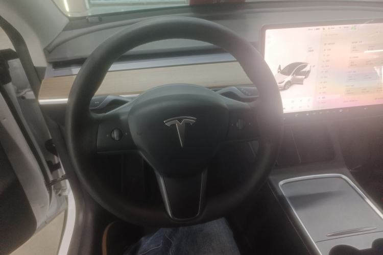 Used Tesla Model Y 2021 Standard Range Rear-Wheel Drive Version Steering Wheel