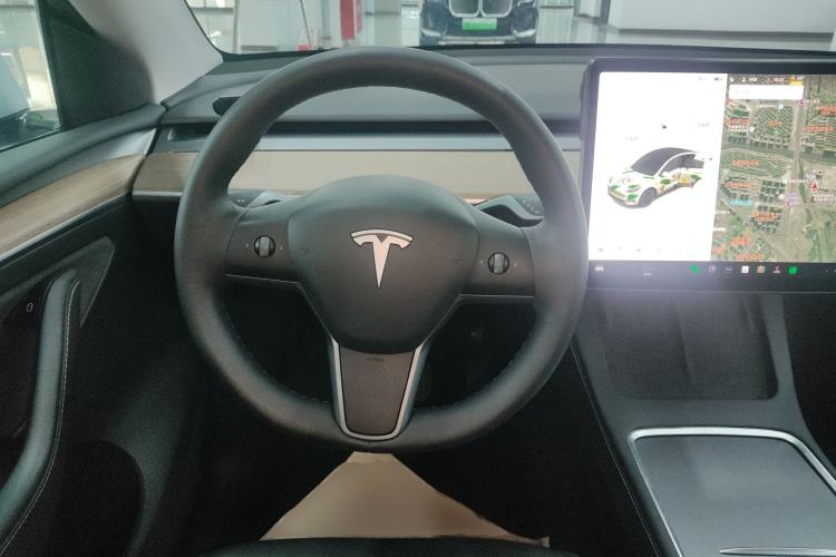 Used Tesla Model Y 2021 Standard Range Rear-Wheel Drive Version Steering Wheel