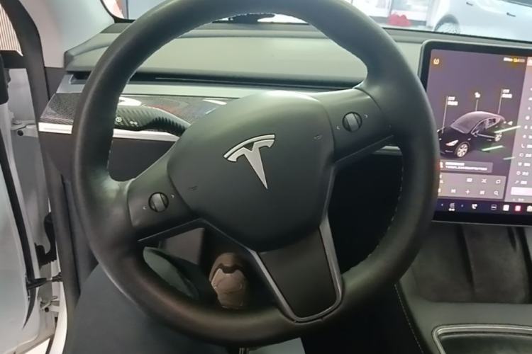 Used Tesla Model Y 2021 Standard Range Rear-Wheel Drive Version Steering Wheel