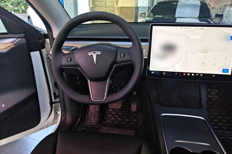 Used Tesla Model Y 2021 Standard Range Rear-Wheel Drive Version Steering Wheel