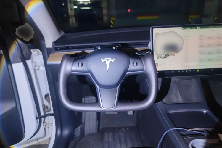 Used Tesla Model Y 2021 Standard Range Rear-Wheel Drive Version Steering Wheel