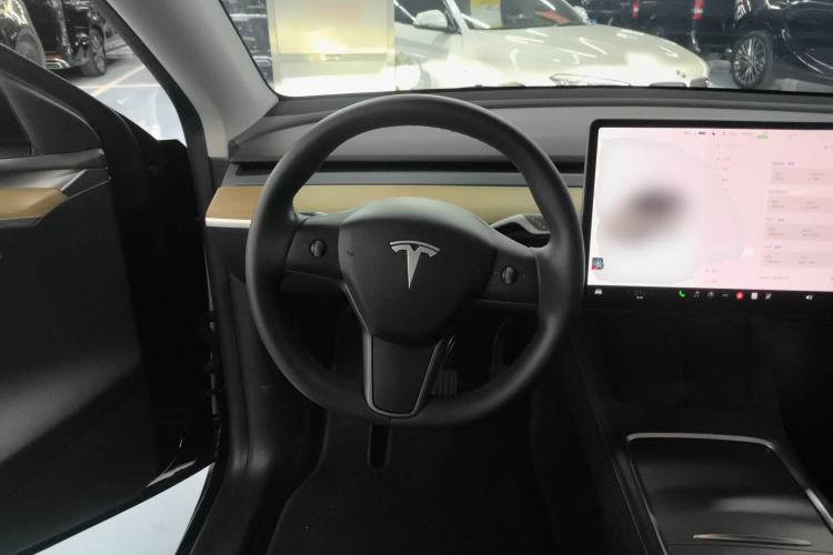 Used Tesla Model Y 2021 Standard Range Rear-Wheel Drive Version Steering Wheel