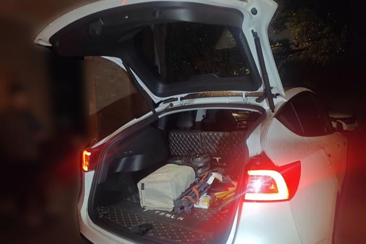 Used Tesla Model Y 2021 Standard Range Rear-Wheel Drive Version Trunk