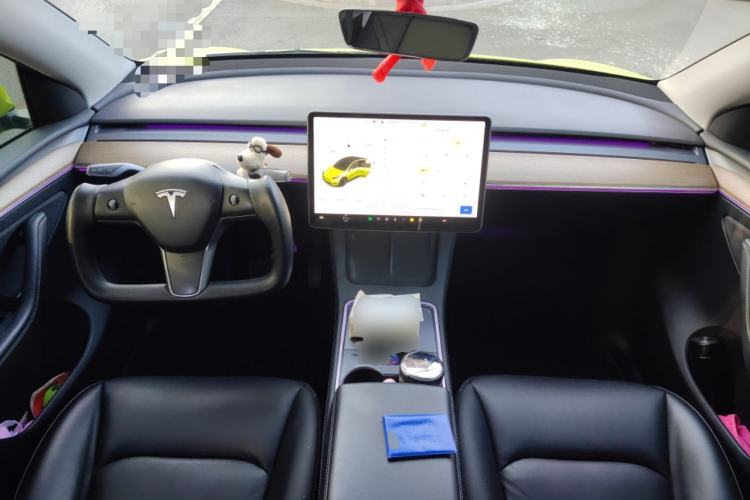 Used Tesla Model Y 2021 Long-Range All-Wheel-Drive Version Center Console