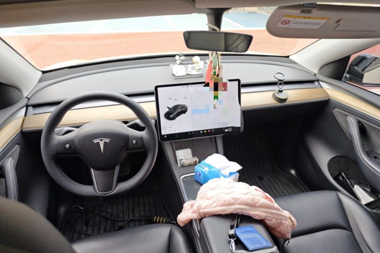 Used Tesla Model Y 2021 Standard Range Rear-Wheel Drive Version Center Console