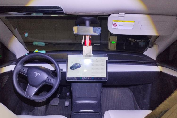 Used Tesla Model Y 2021 Standard Range Rear-Wheel Drive Version Center Console