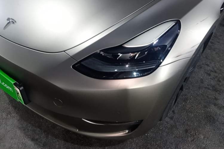 Used Tesla Model Y 2021 Standard Range Rear-Wheel Drive Version Left Front Headlight