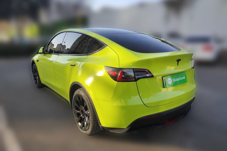 Used Tesla Model Y 2021 Long-Range All-Wheel-Drive Version Rear Left 45 Deg
