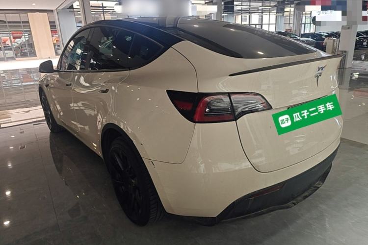Used Tesla Model Y 2021 Standard Range Rear-Wheel Drive Version Rear Left 45 Deg