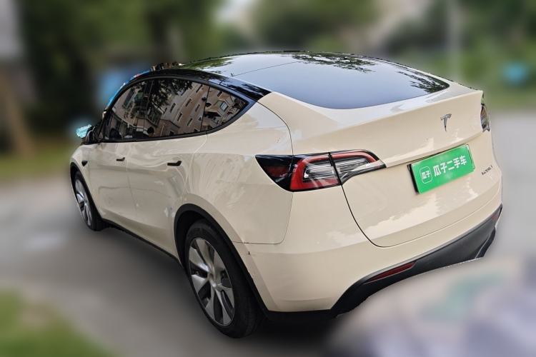 Used Tesla Model Y 2021 Standard Range Rear-Wheel Drive Version Rear Left 45 Deg