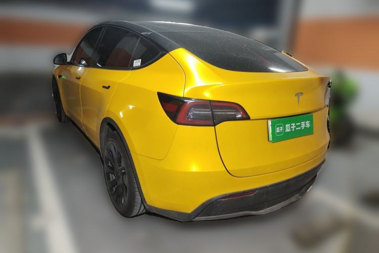 Used Tesla Model Y 2021 Standard Range Rear-Wheel Drive Version Rear Left 45 Deg