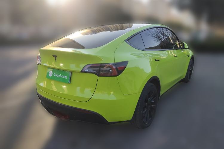 Used Tesla Model Y 2021 Long-Range All-Wheel-Drive Version Rear Right 45 Deg