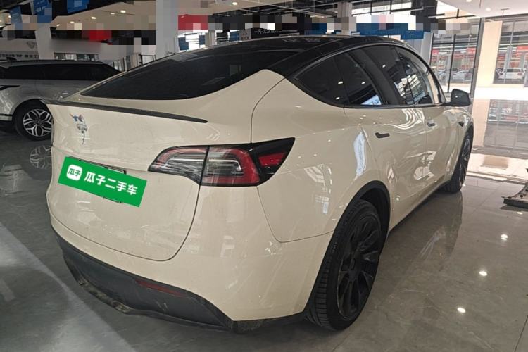 Used Tesla Model Y 2021 Standard Range Rear-Wheel Drive Version Rear Right 45 Deg