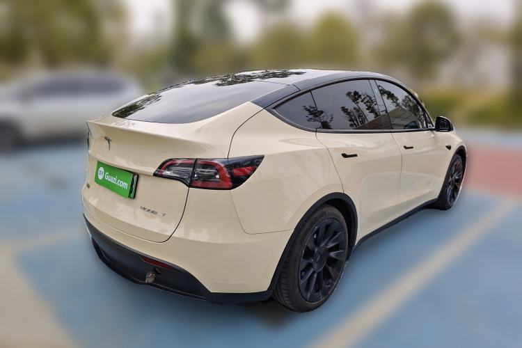 Used Tesla Model Y 2021 Standard Range Rear-Wheel Drive Version Rear Right 45 Deg