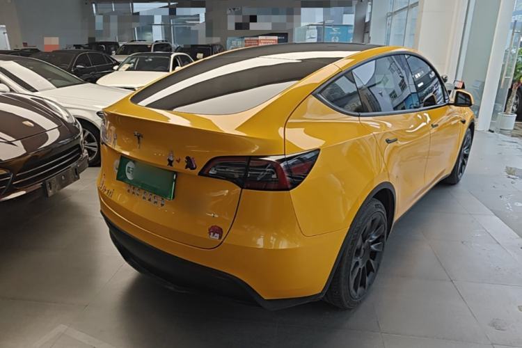 Used Tesla Model Y 2021 Long-Range All-Wheel-Drive Version Rear Right 45 Deg