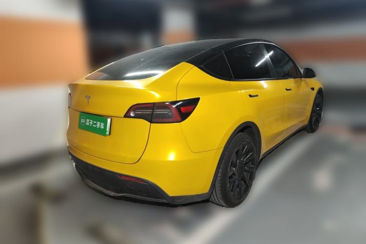 Used Tesla Model Y 2021 Standard Range Rear-Wheel Drive Version Rear Right 45 Deg
