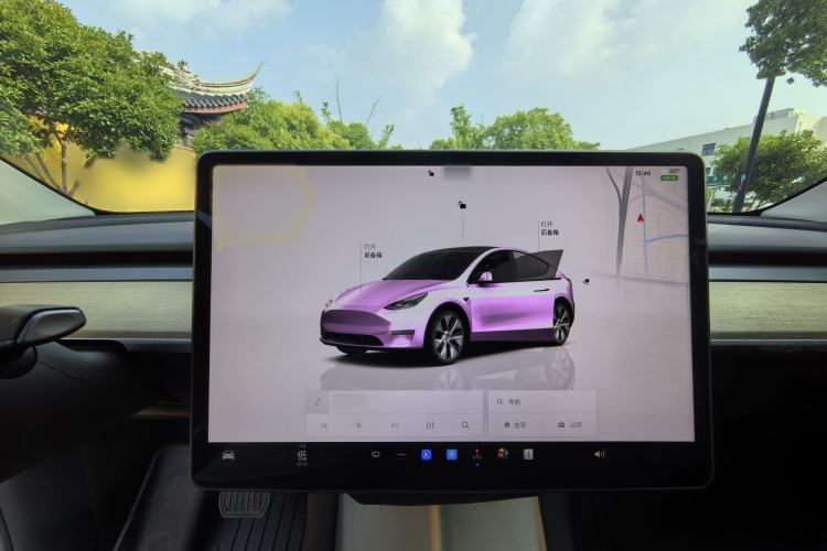 Used Tesla Model Y 2022 Revised Version Rear-Wheel Drive Audio And AC Panel