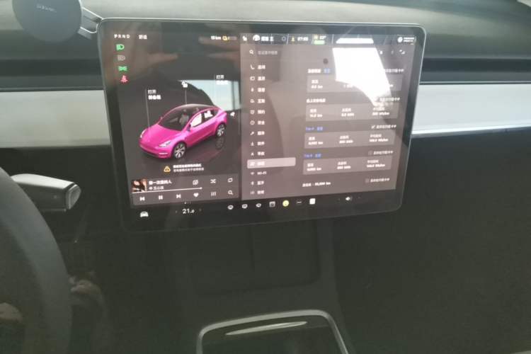 Used Tesla Model Y 2022 Revised Version Rear-Wheel Drive Audio And AC Panel