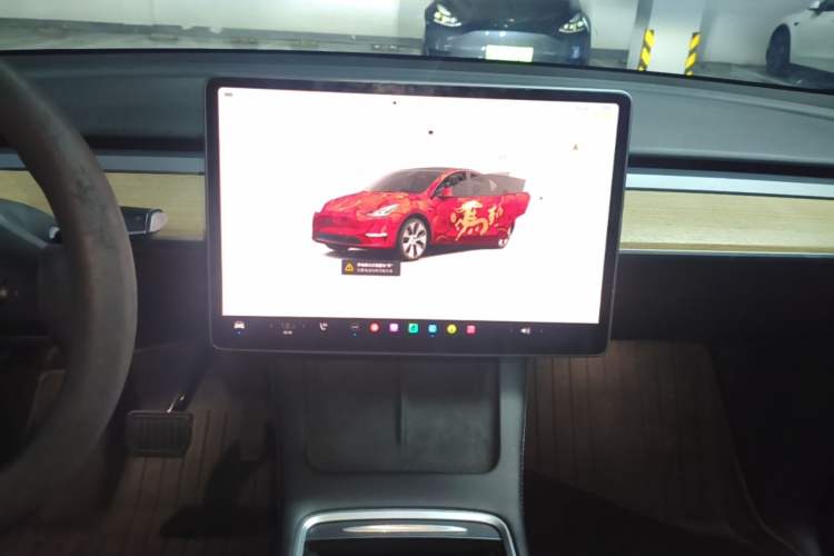 Used Tesla Model Y 2022 Revised Version Rear-Wheel Drive Audio And AC Panel
