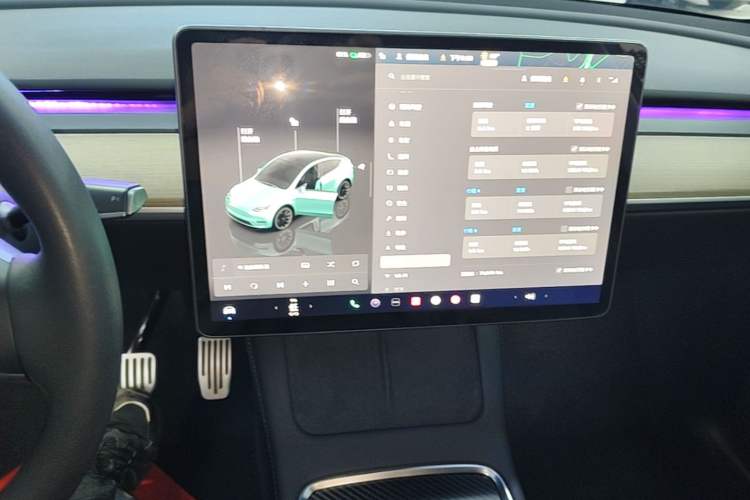 Used Tesla Model Y 2022 Rear-Wheel-Drive Version Audio And AC Panel