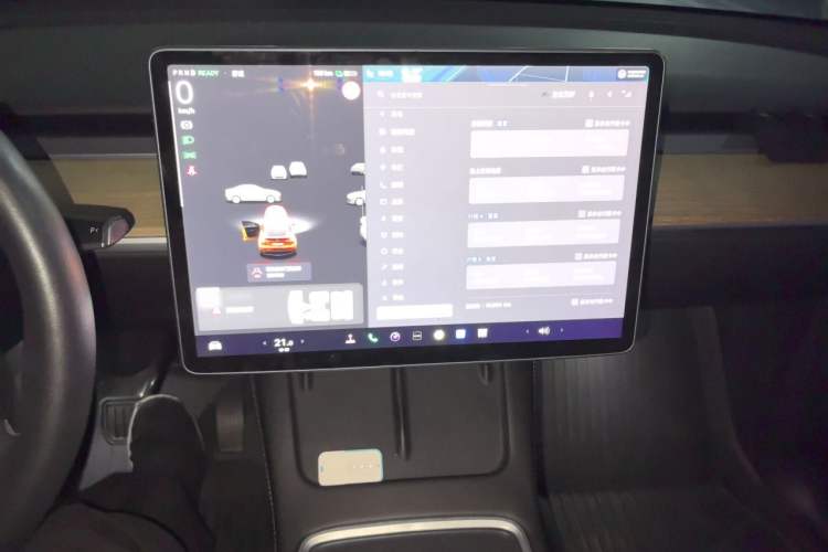 Used Tesla Model Y 2022 Rear-Wheel-Drive Version Audio And AC Panel
