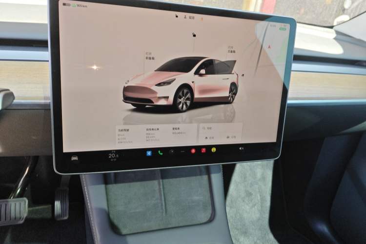 Used Tesla Model Y 2022 Rear-Wheel-Drive Version Audio And AC Panel